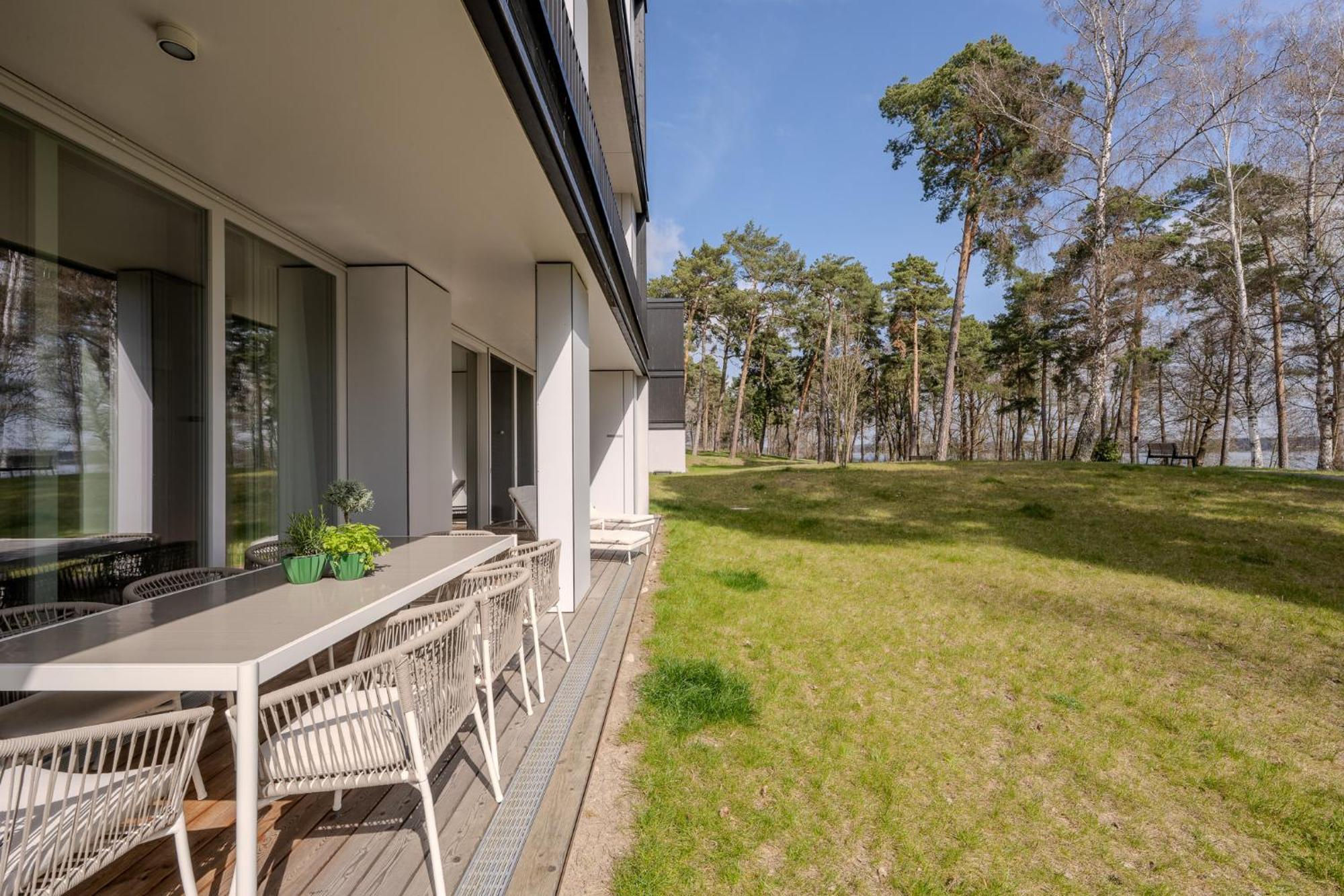 Marina Maisonette Seeblick Mit Pool Und Sauna Bad Saarow Exterior foto