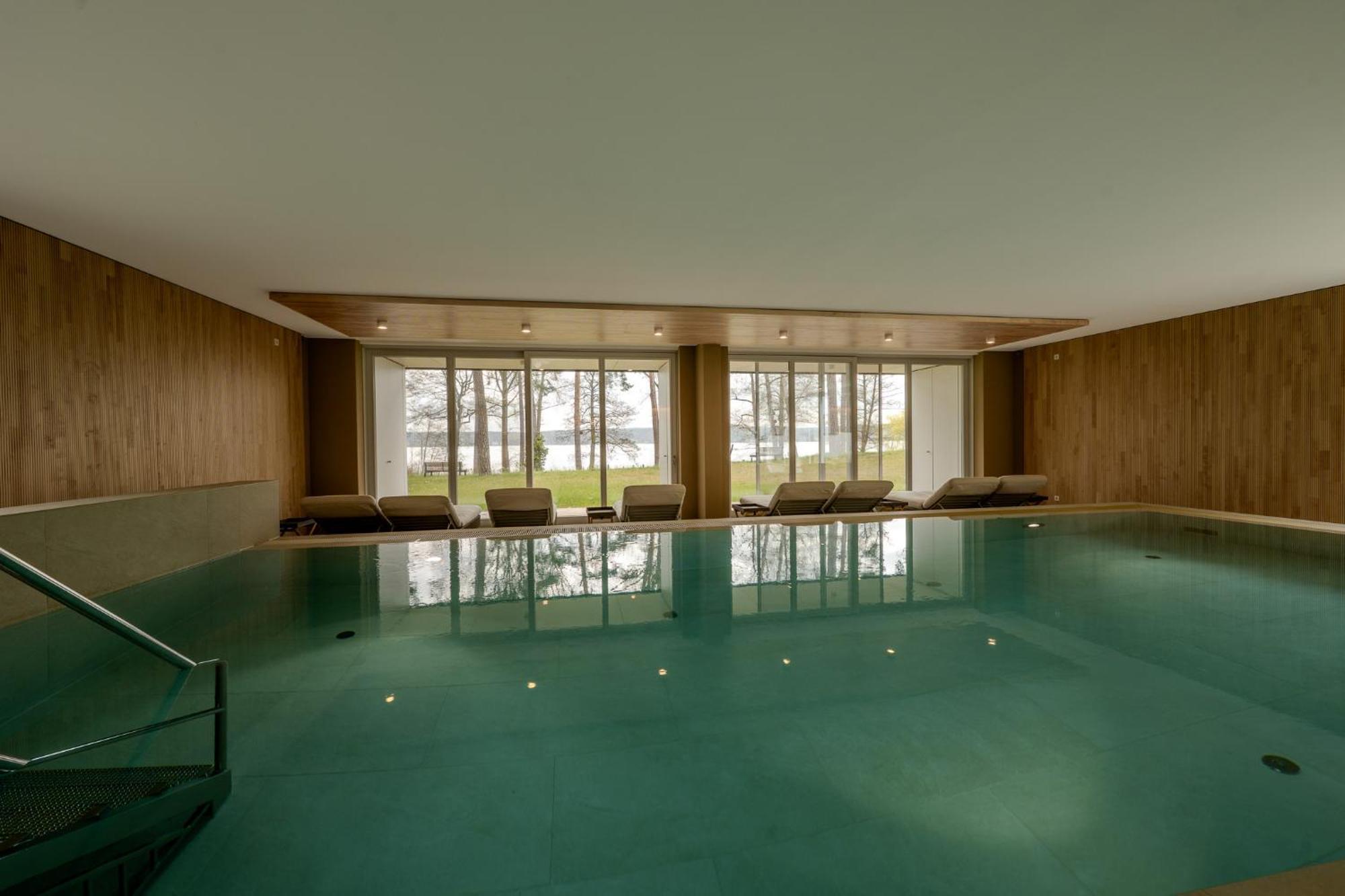 Marina Maisonette Seeblick Mit Pool Und Sauna Bad Saarow Exterior foto