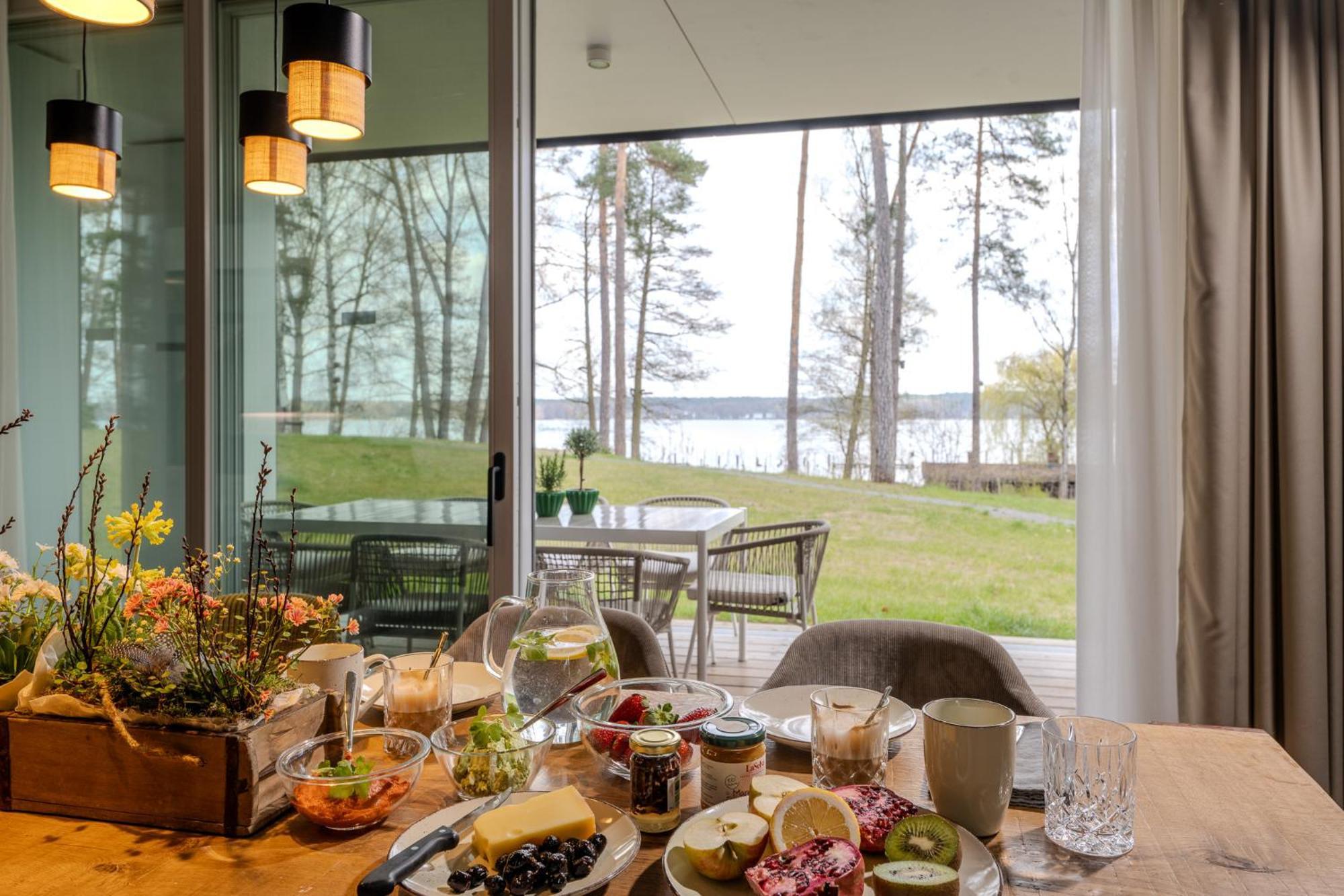 Marina Maisonette Seeblick Mit Pool Und Sauna Bad Saarow Exterior foto