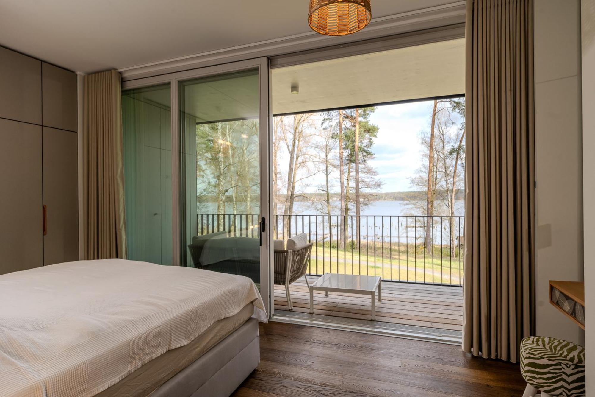 Marina Maisonette Seeblick Mit Pool Und Sauna Bad Saarow Exterior foto