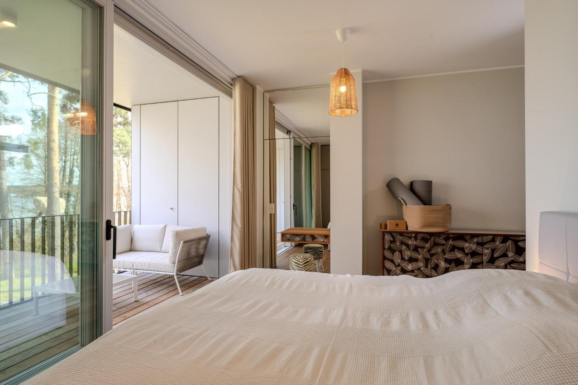 Marina Maisonette Seeblick Mit Pool Und Sauna Bad Saarow Exterior foto