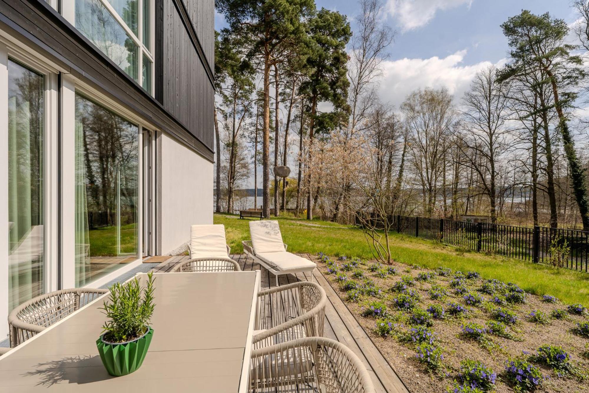 Marina Maisonette Seeblick Mit Pool Und Sauna Bad Saarow Exterior foto